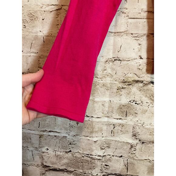 C'est City Silk Top Womens Large Hot Pink Button Front Santana Knit Lightweight - Picture 12 of 12
